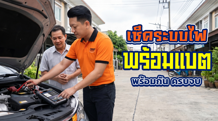 เช็กระบบไฟและ ไดสตาร์ทพัง ครบจบในที่เดียว หมู่บ้านลาซาล สุขุมวิท 105