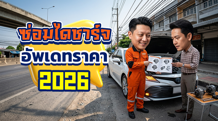 ซ่อมไดชาร์จราคา ไดชาร์จเสีย เปลี่ยนไดชาร์จ บางนา ศรีนครินทร์ แบริ่ง