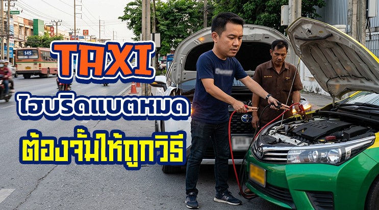 รถไฮบริดแบตหมด สตาร์ทไม่ติด เปลี่ยนแบตเตอรี่ไฮบริด บางนา ศรีนครินทร์ แบริ่ง
