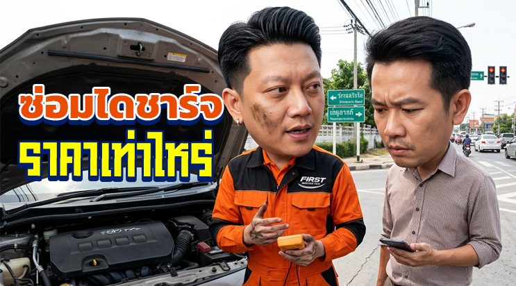 ซ่อมไดชาร์จราคา เท่าไหร่ เปลี่ยนไดชาร์จ ศรีนครินทร์ บางนา แบริ่ง