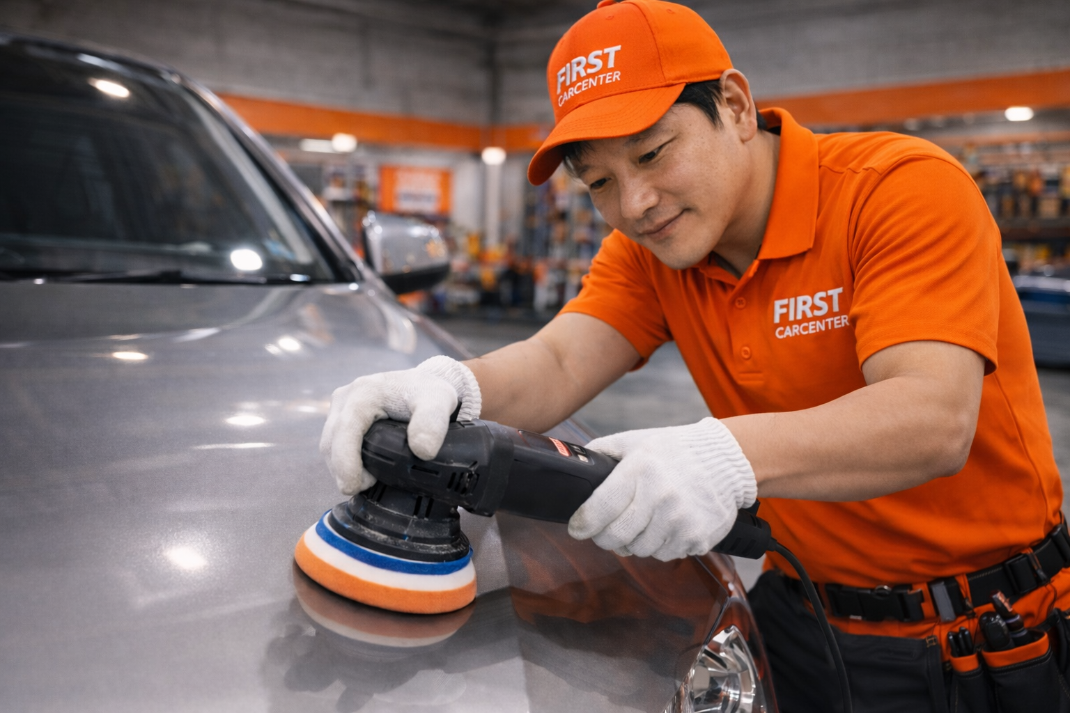 บริการขัดสีรถ ลบรอย ขัดไฟหน้าเหลือง นอกสถานที่ ถึงบ้าน โซนบางนา ศรีนครินทร์